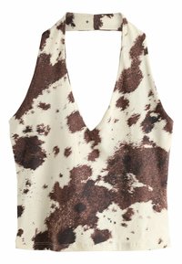 REGULAR FIT HALTER NECK - Viršus - cow print