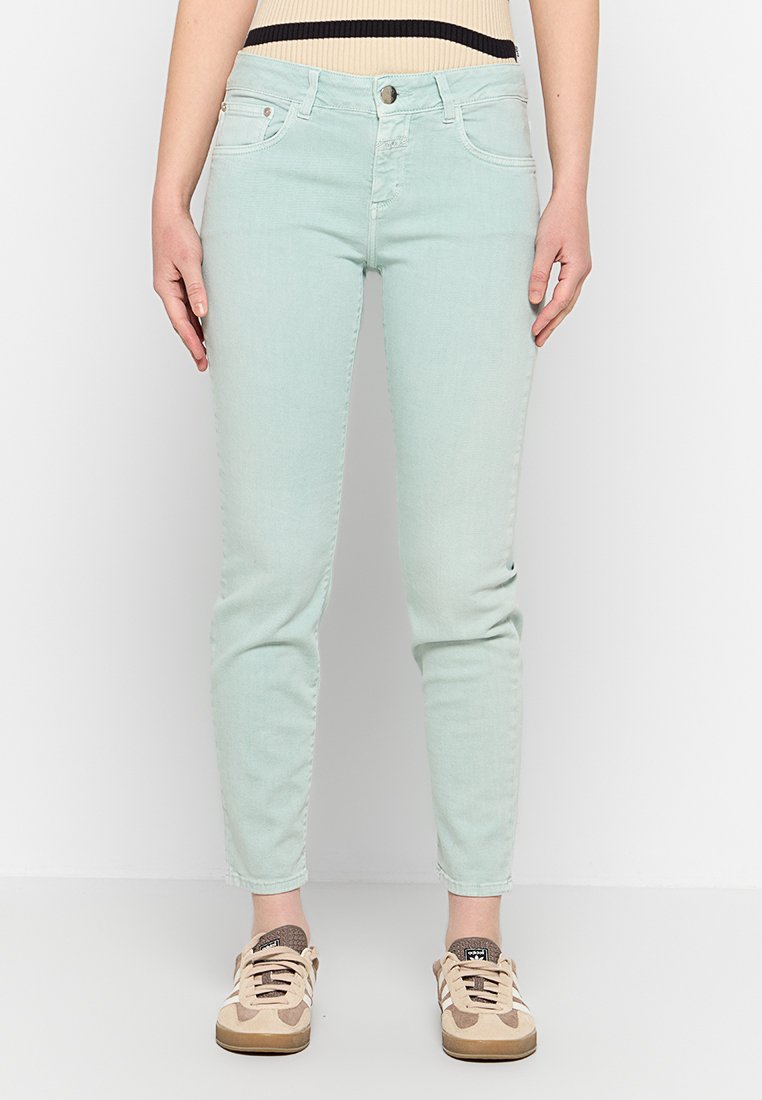 closed Slim fit jeans mintgroen