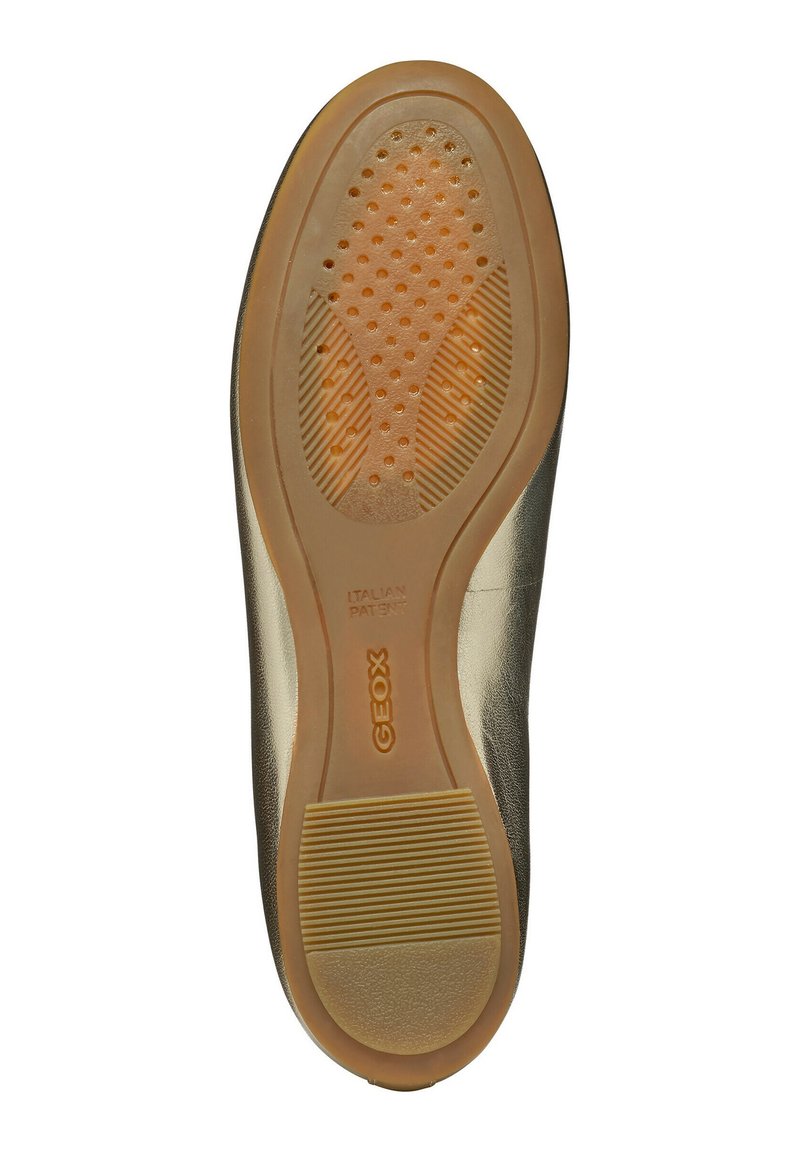 Geox Femme D Palmaria A Ballerines En Cuir Respirantes - Chaussures Plates Confortables Pour L'Été