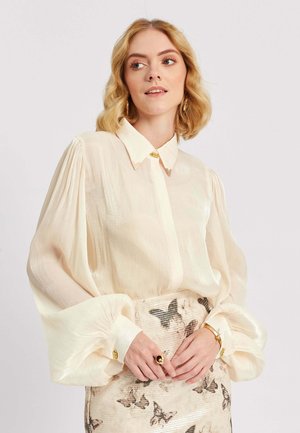 SANSA  - Blúzka so zapínaním na gombíky - beige