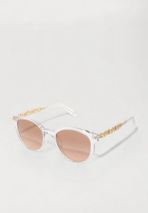 PIENZA - Gafas de sol - crystal/pink/dark brown
