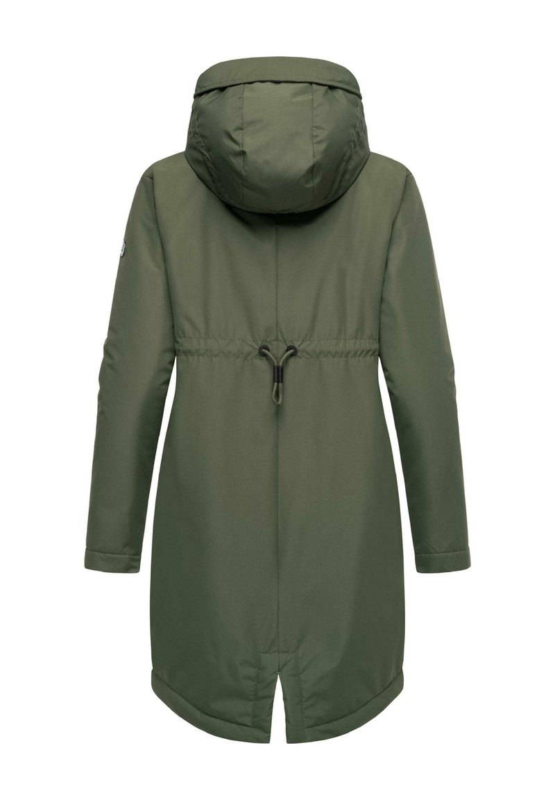 Ragwear Wintermantel dark olive/olijfgroen