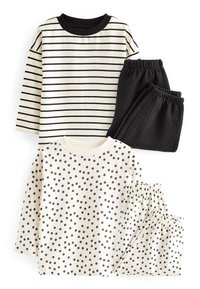 Next QUILTED JOGGER 2 PACK SET - Nachtwäsche Set - monochrome