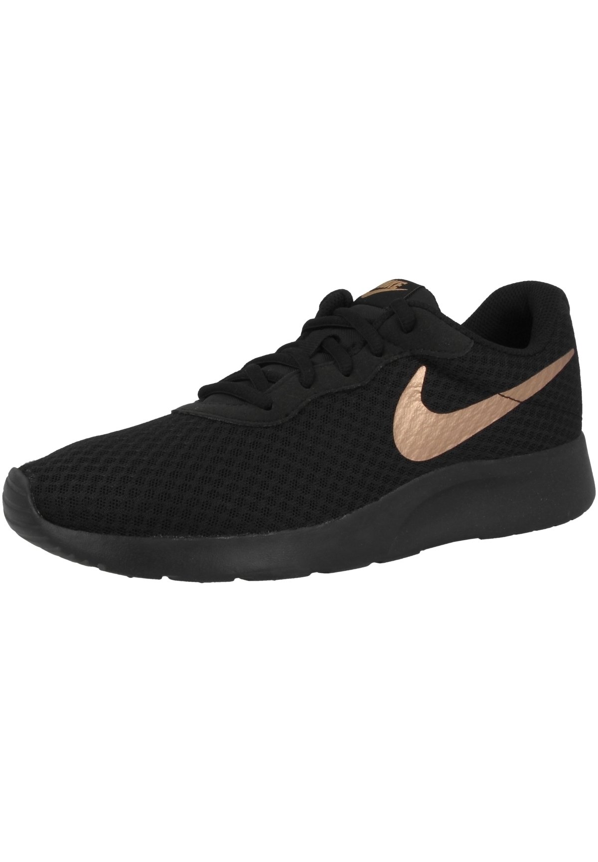 nike tanjun black metallic red bronze