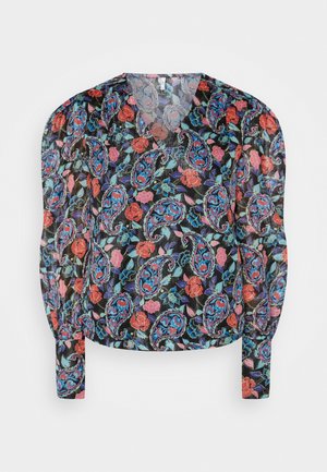 JDY JDYGONZO LIFE - Maglietta a manica lunga - black/multi-coloured