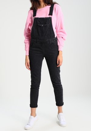 Dungarees - black denim