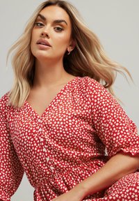 Yours Clothing Abito a camicia - red