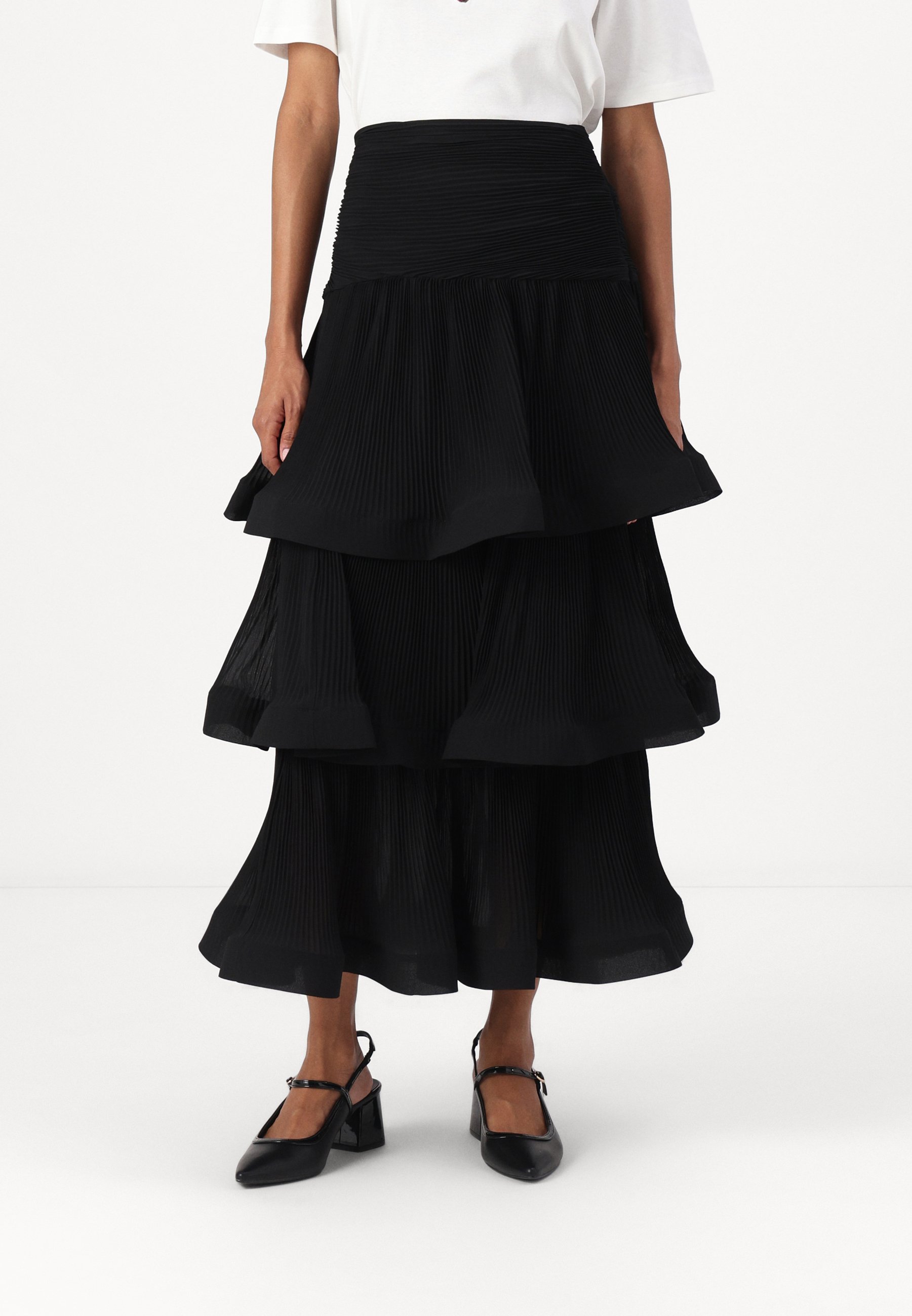 Copenhagen Muse KIRA SKIRT - Maxi skirt - black - Zalando.co.uk