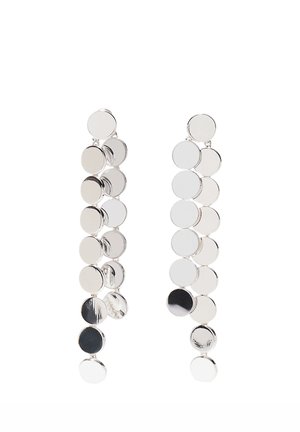 LONG MINI CIRCLE - Ohrringe - metallic grey