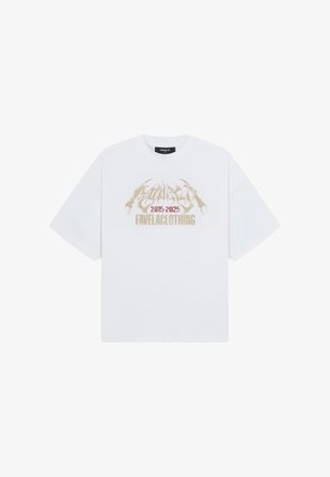 FAVELA, FAVELA WALL T-SHIRT - Camiseta estampada - white