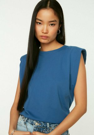 Top - blue