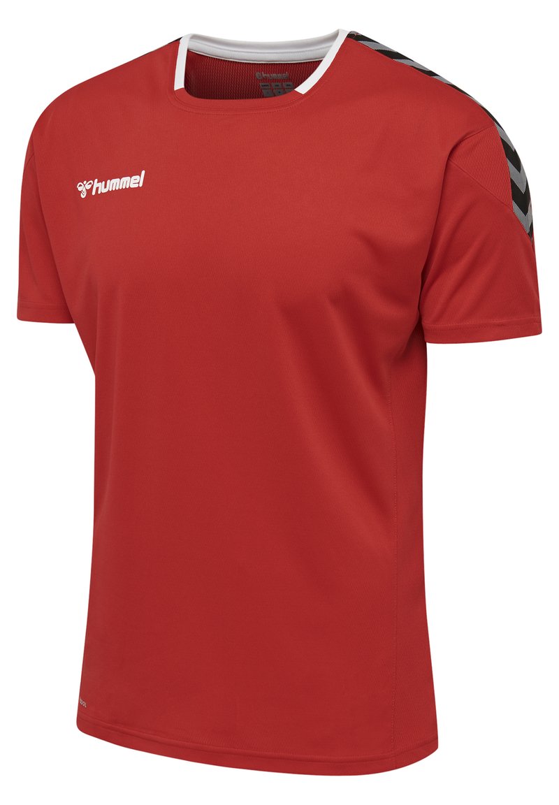 Herren Shirts | Hummel T-Shirt print true red/pink - DB70745 Herren Shirts | Hummel T-Shirt print true red/pink - DB70745