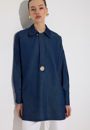 SHIRT COLLAR - Blúzka - blue