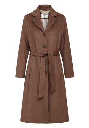 CECILIA - Klasický kabát - deep taupe