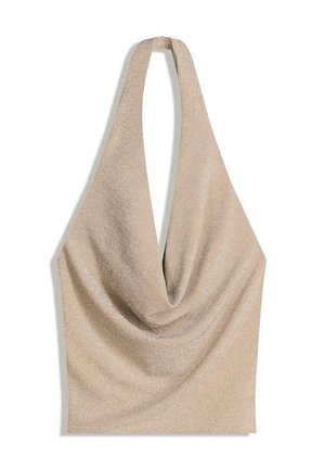 HALTER - Bluză - gold-coloured