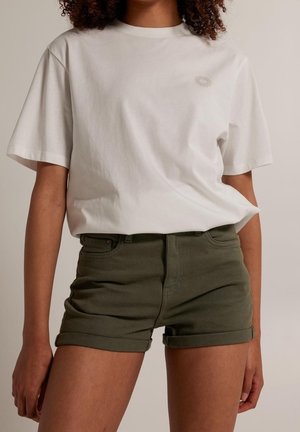 Denimshorts - khaki