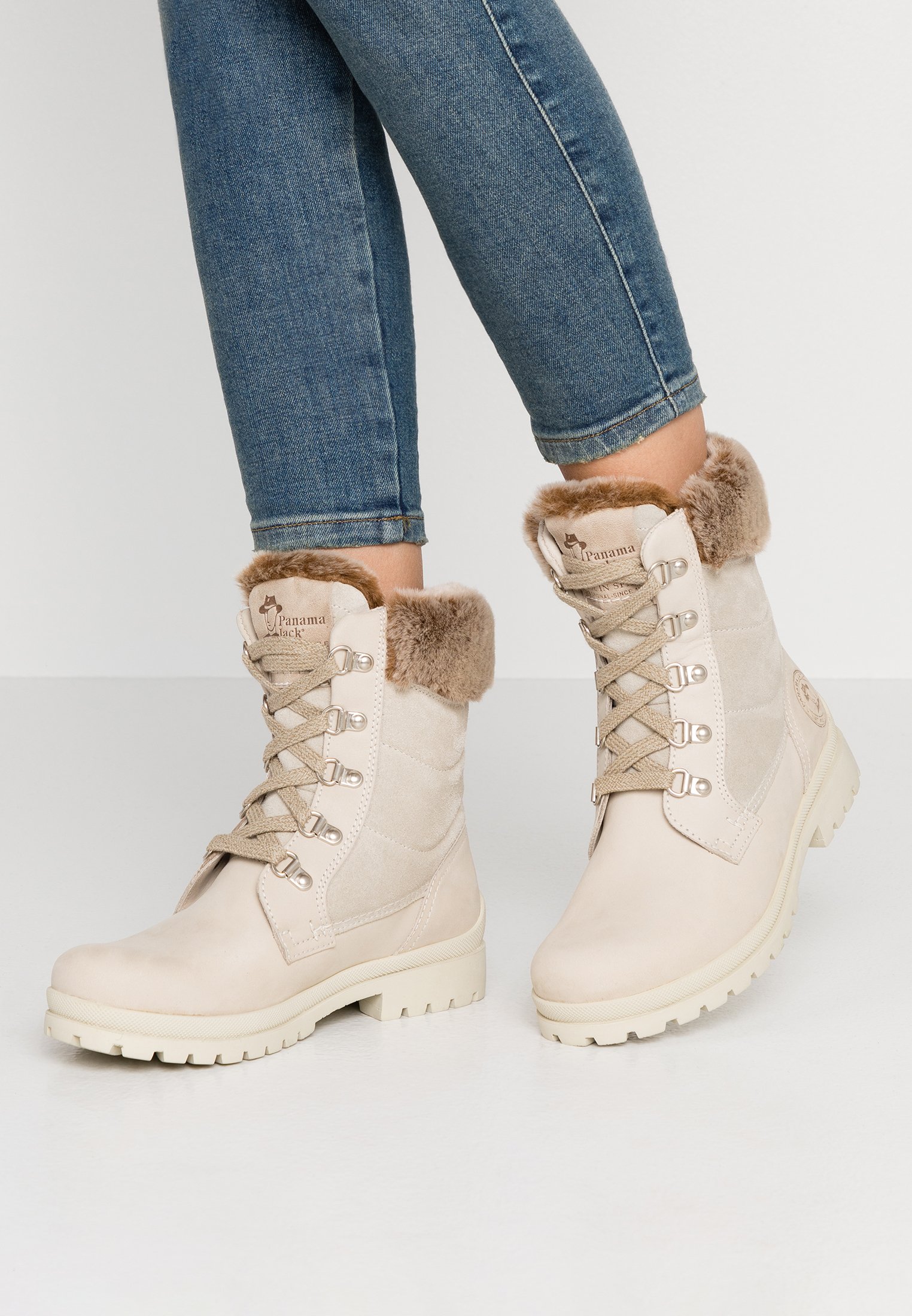 Zapaterías Botas Blancas Mujer Panama Jack Mujer Panama Botas