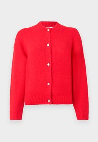 VIMARLEY BUTTON DETAIL - Strickjacke - hibiscus