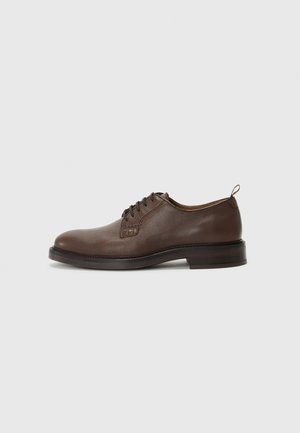 EGMONT - Eleganta snörskor - dark brown