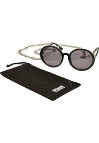 UNISEX ACCESSOIRES CANNES WITH CHAIN - Sluneční brýle - black