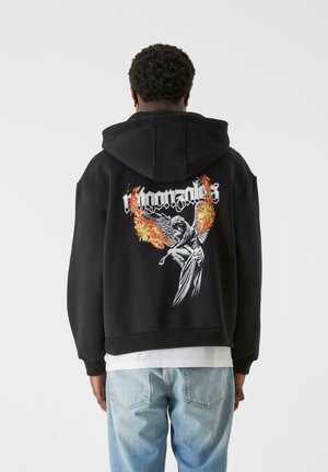 HOODY BURNING WINGS - Zip-up sweatshirt - black