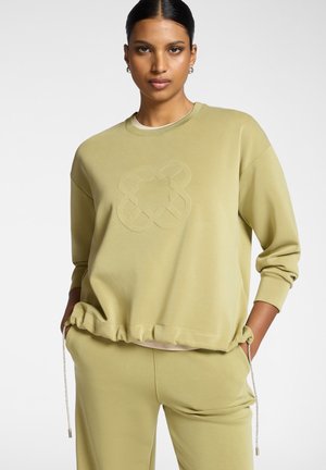 IN SCUBA CON LOGO MONOGRAM - Sweatshirt - verde chiaro