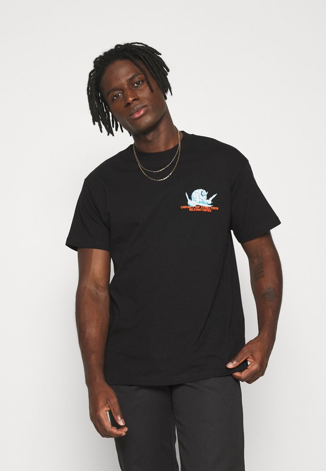 STONE THROW  - T-shirt imprimé - black