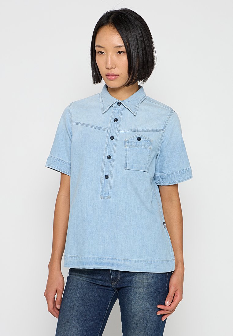 G-Star Blouse lichtblauw G-Star Blouse lichtblauw