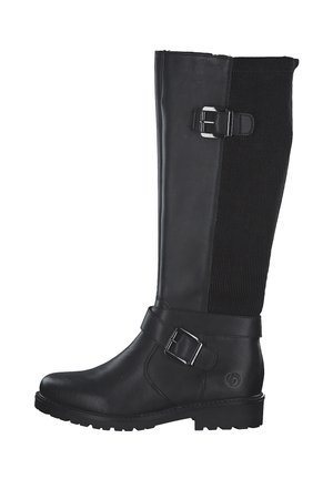 Cowboy/Biker boots - schwarz schwarz schwarz