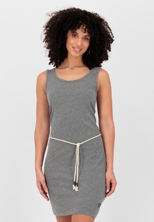 alife & kickin JENNIFERAK A SLEEVELESS  - Jerseykleid - steal melange