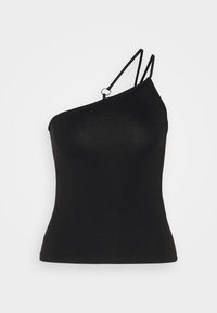 Weekday RING ASSYMETRIC SINGLET - Top - black/zwart - Zalando.be