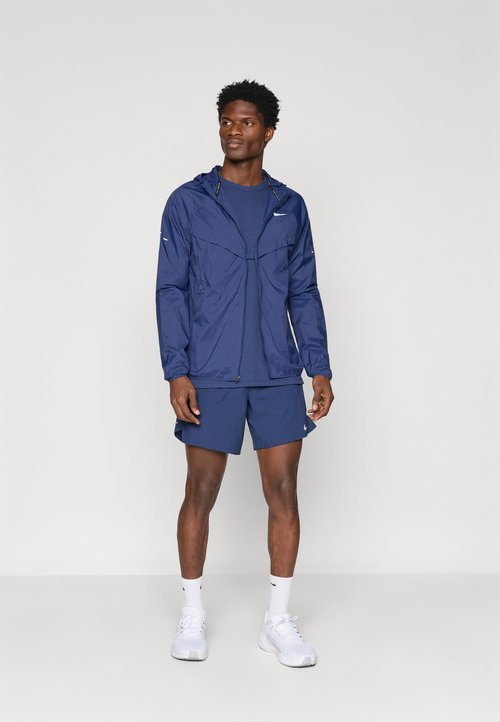 Nike STRIDE JACKET - Windbreaker - midnight navy/reflective silver-coloured — photo 2