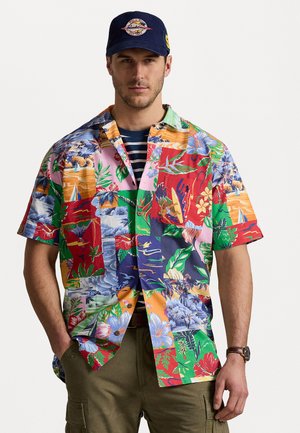 PATCHWORK PRINT OXFORD CAMP SHIRT - Button down-skjorte - multi-coloured