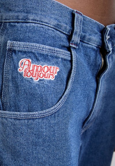 Carne Bollente AND SEXY UNISEX - Denim shorts - blue