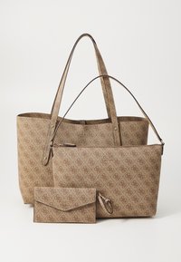 BRENTON TOTE SET - Alkalmi kézitáska - latte logo