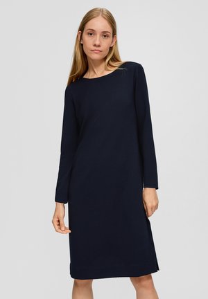 s.Oliver MIT STRUKTURMUSTER - Jerseyjurk - navy