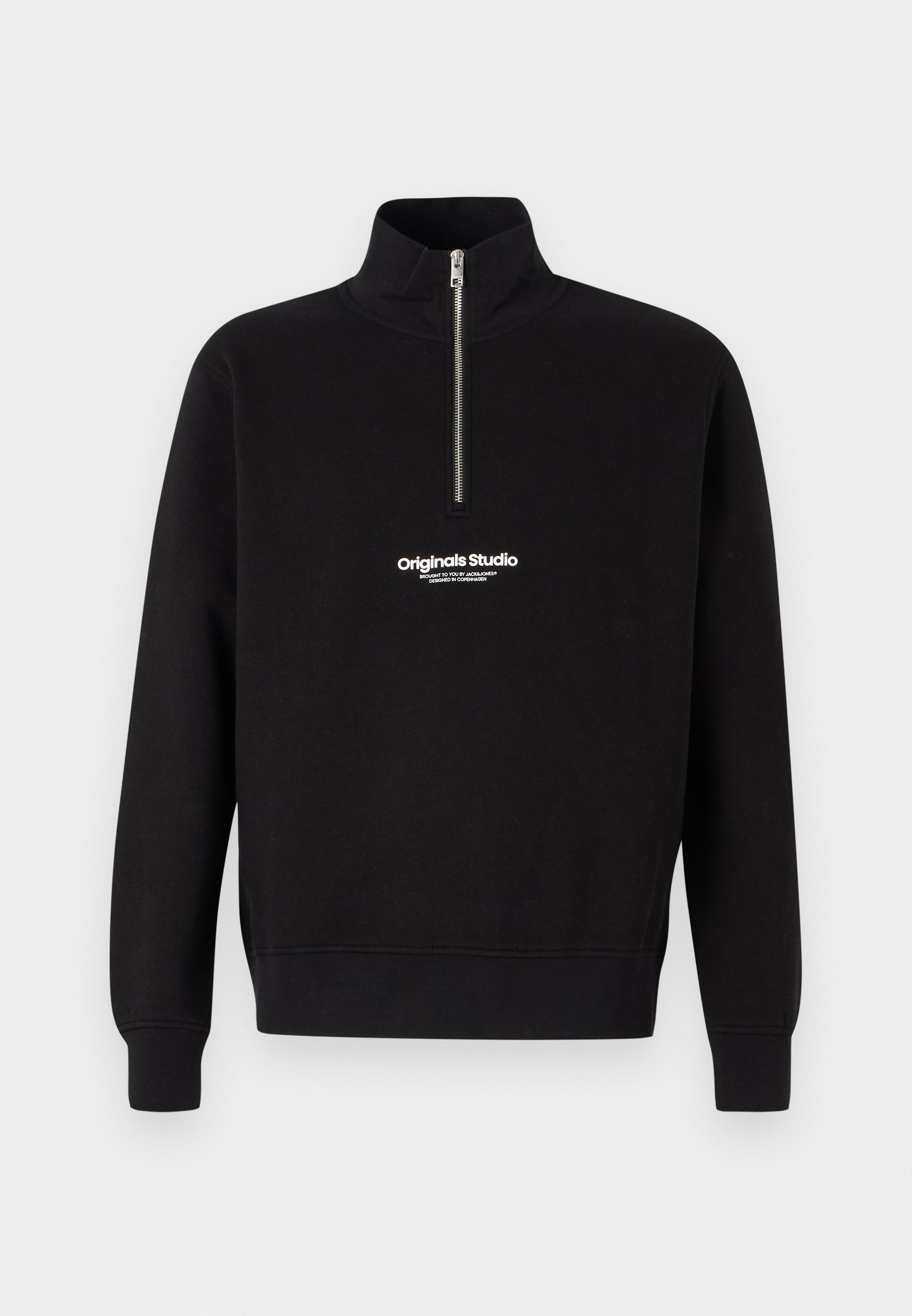 ♡J♡ Jack & Jones JORVESTERBRO QUARTER ZIP - Sweater - schwarz/zwart