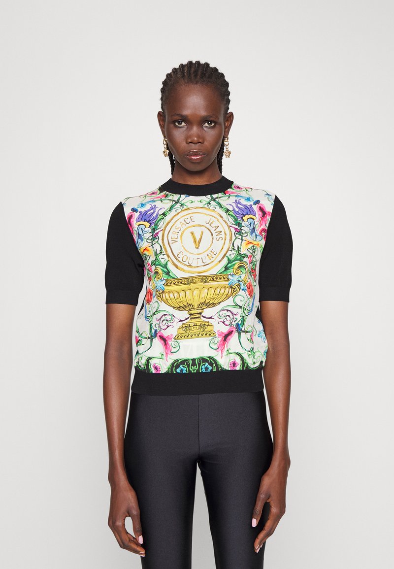 Versace Jeans Couture FIL BASIC Jumper black Zalando.co.uk