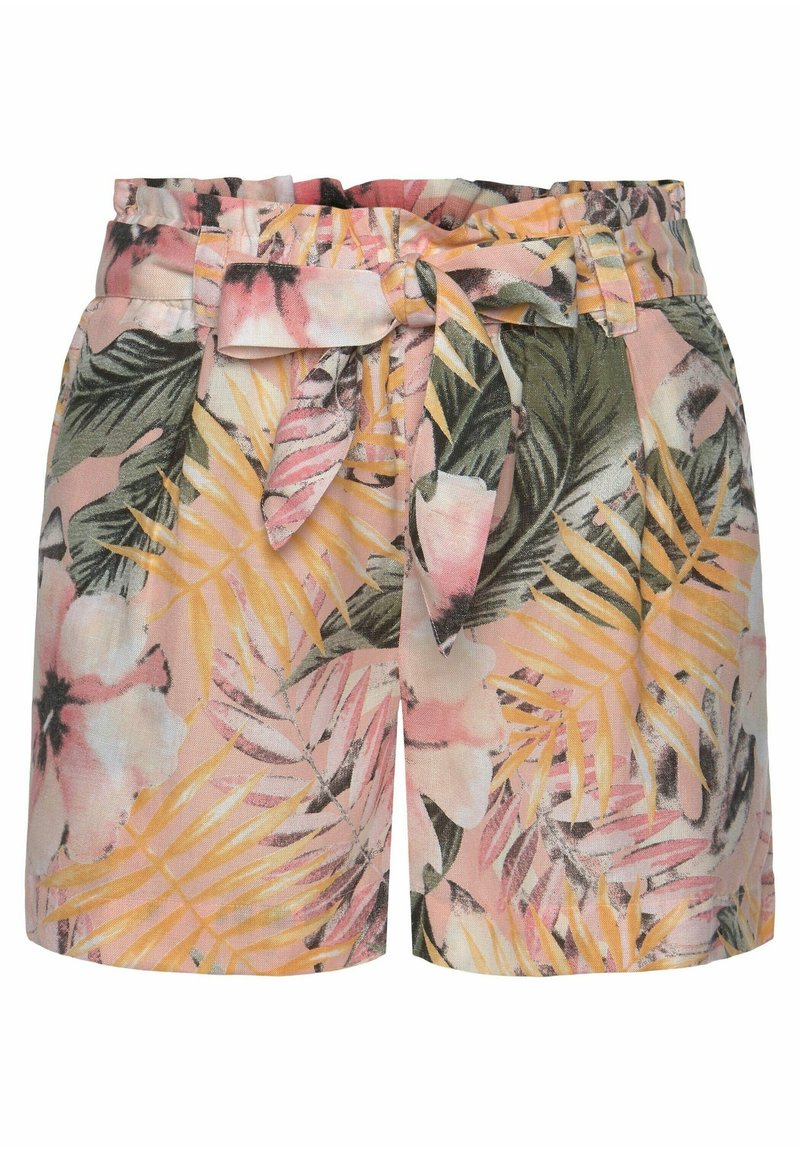 Damen Kleider | LASCANA Shorts apricot-bedruckt/mehrfarbig - CI12511 Damen Kleider | LASCANA Shorts apricot-bedruckt/mehrfarbig - CI12511