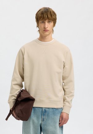 Selected SLMRELAXLUKE - Sweatshirt - oatmeal