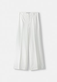 WIDE-LEG TAILORED - Pantalon classique - white