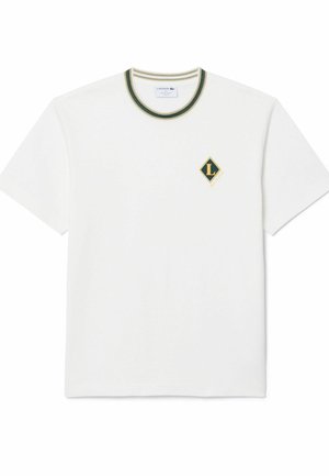 Lacoste, LACOSTE - - T-shirt print - blanc-v