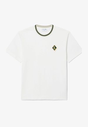 Lacoste, LACOSTE - - T-shirt print - blanc-v