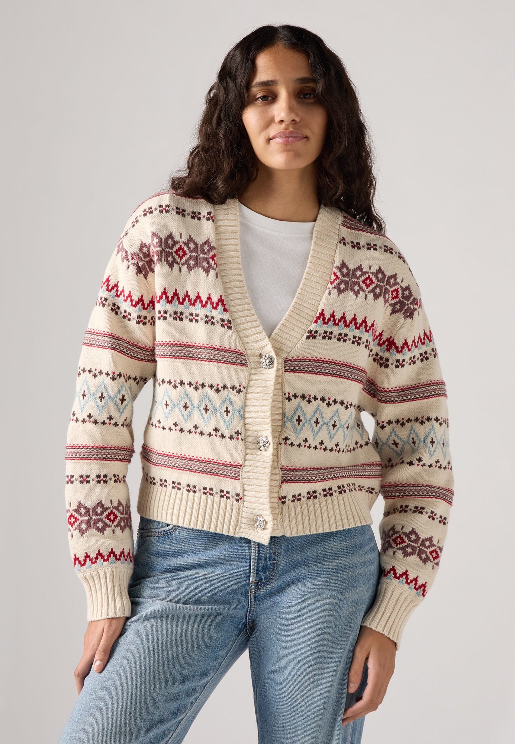 【リーバイスアウトレット】リーバイス / Levi's GALA FAIRISLE CARDIGAN Hayley Levi's® GALA FAIRISLE CARDIGAN - Cardigan - hayley/fair isle