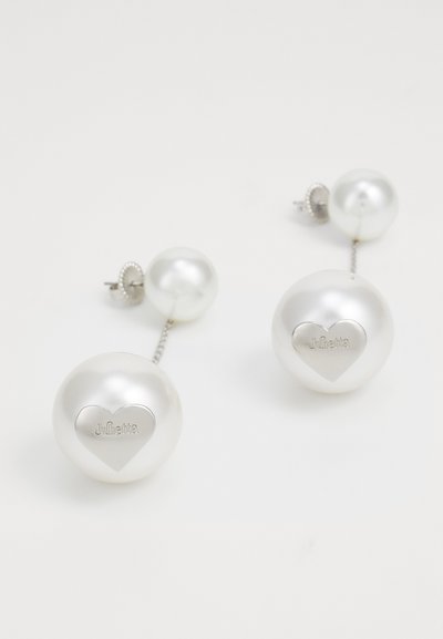JULIETTA DROP EARRINGS - Pendientes - silver-coloured