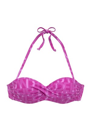 BANDEAU - Bikini-Top - fuchsia