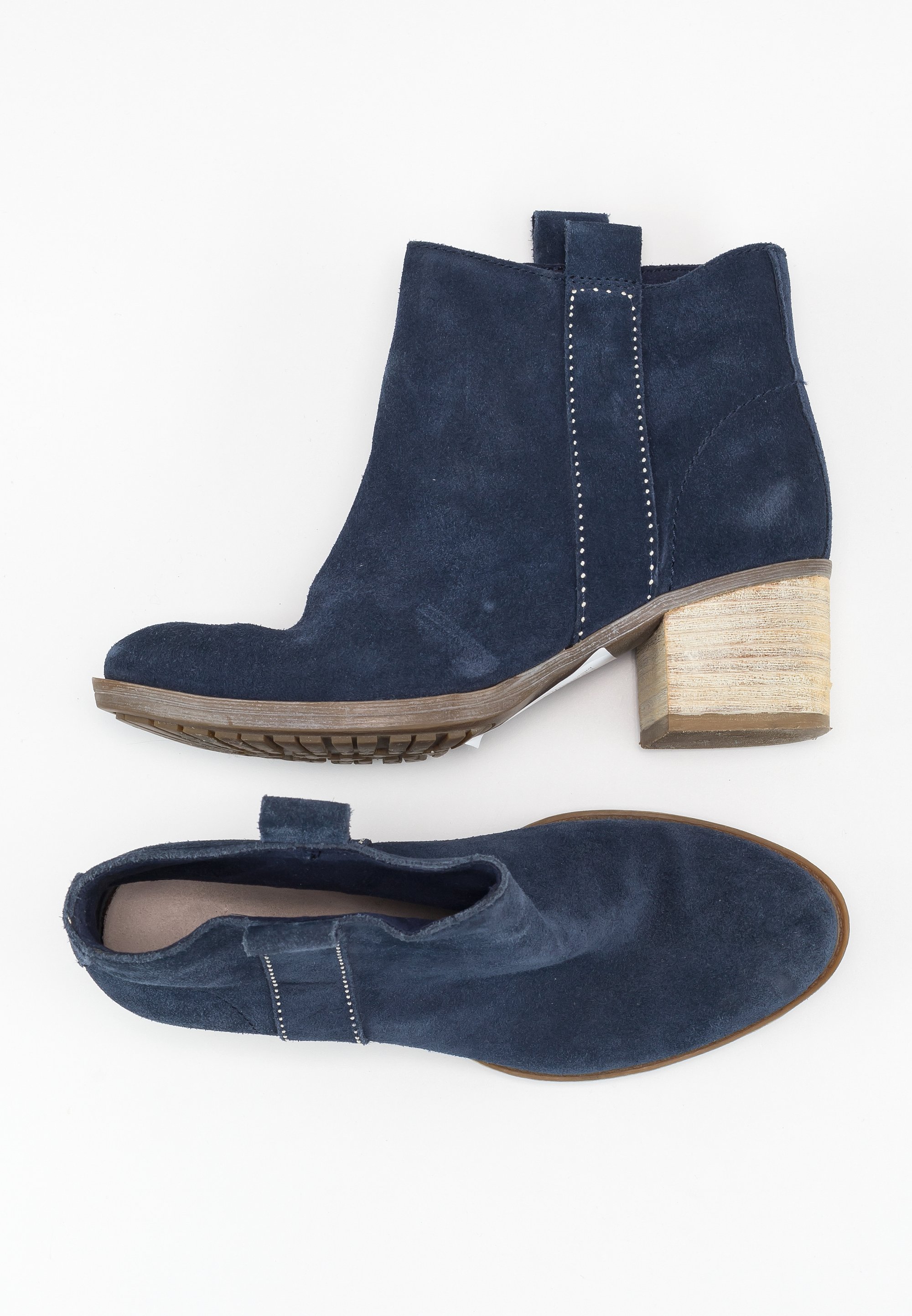 Clarks Classic ankle boots blue (Pre-owned) Zalando