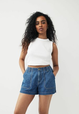 Jeans Shorts - mid blue