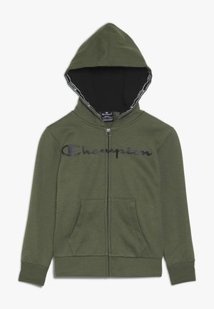 Champion, AMERICAN CLASSICS HOODED FULL ZIP - Felpa con zip - khaki