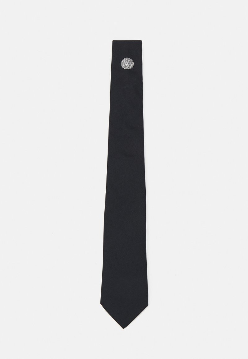 Versace - TIE SHOVEL HORIZONTAL OTTOMAN MEDUSA  - Kravata - black/white, Povećaj